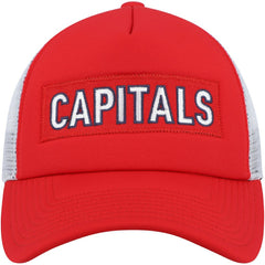 Washington Capitals adidas Team Plate Trucker Snapback Hat -  NHL Hats