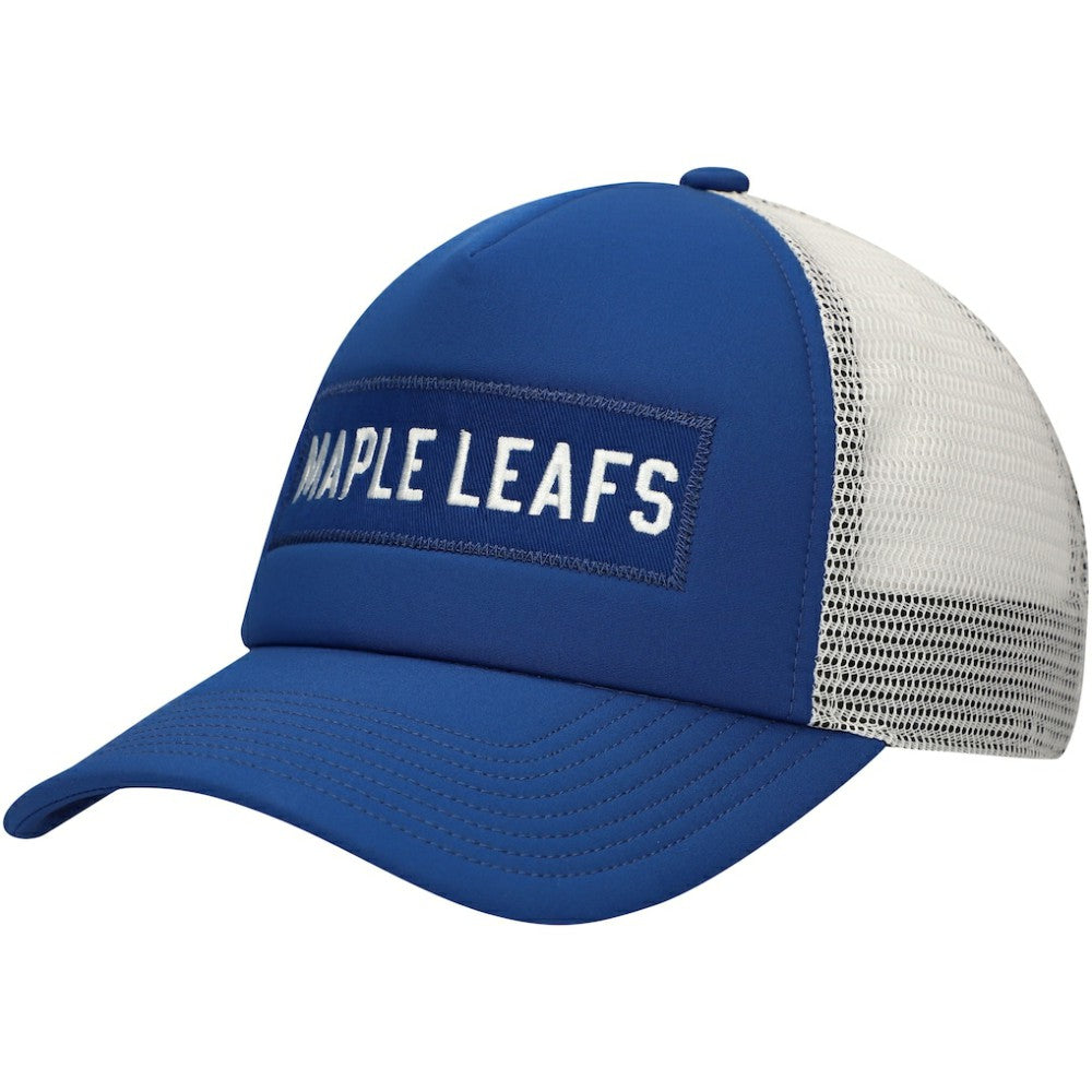 Toronto Maple Leafs adidas Team Plate Trucker Snapback Hat -  NHL Hats