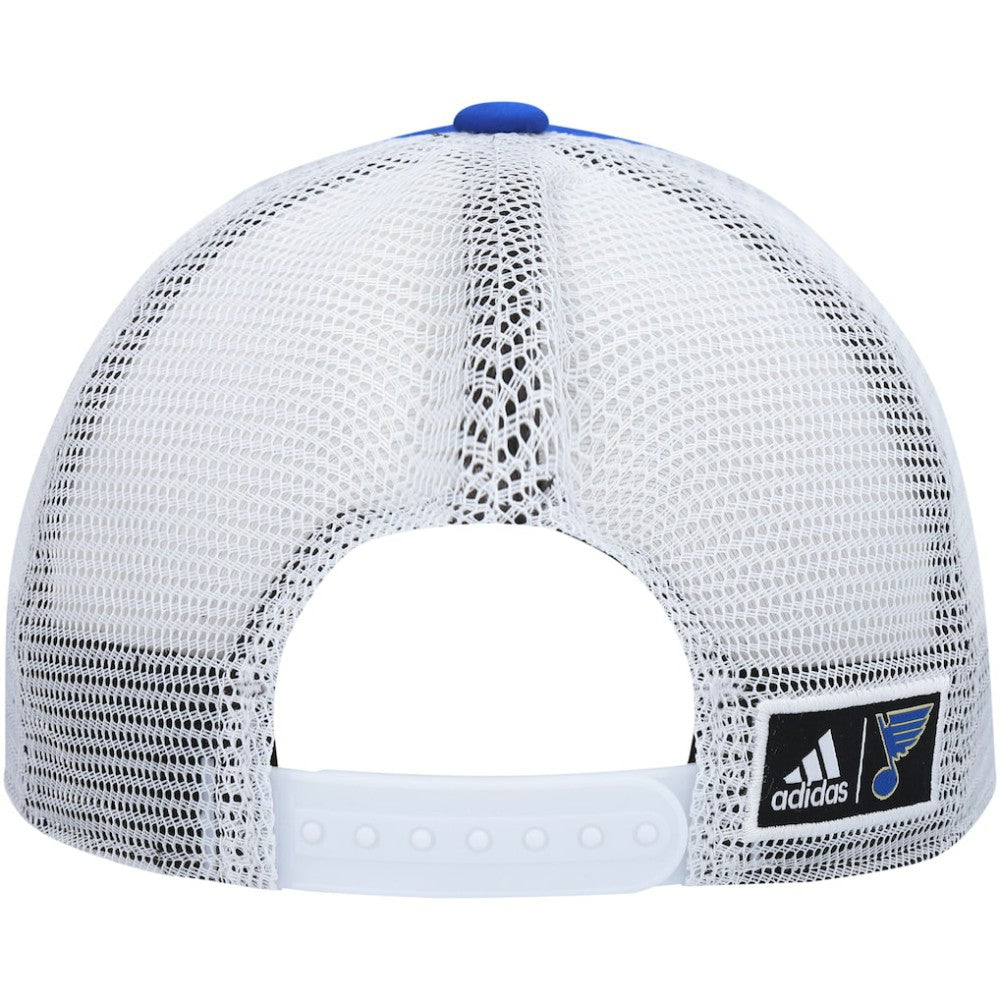 St. Louis Blues adidas Team Plate Trucker Snapback Hat -  NHL Hats