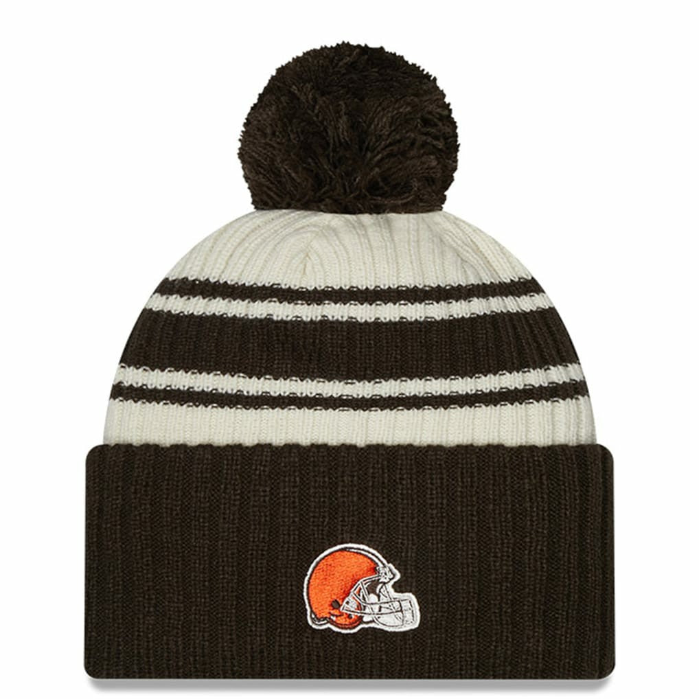 Cleveland Browns 2022 Sideline Sport Cuffed Pom Knit Hat | NFL Outlet