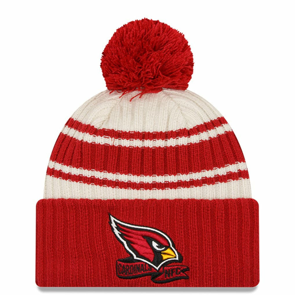 Arizona Cardinals 2022 Sideline Sport Cuffed Pom Knit Hat | NFL Outlet
