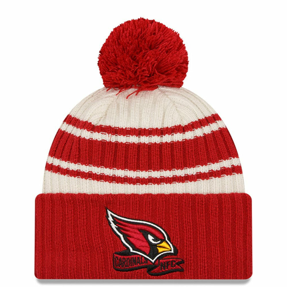 Arizona Cardinals 2022 Sideline Sport Cuffed Pom Knit Hat | NFL Outlet
