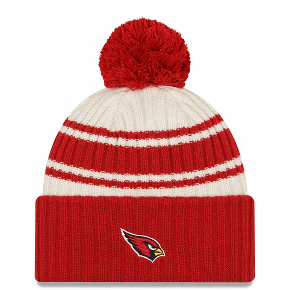 Arizona Cardinals 2022 Sideline Sport Cuffed Pom Knit Hat | NFL Outlet