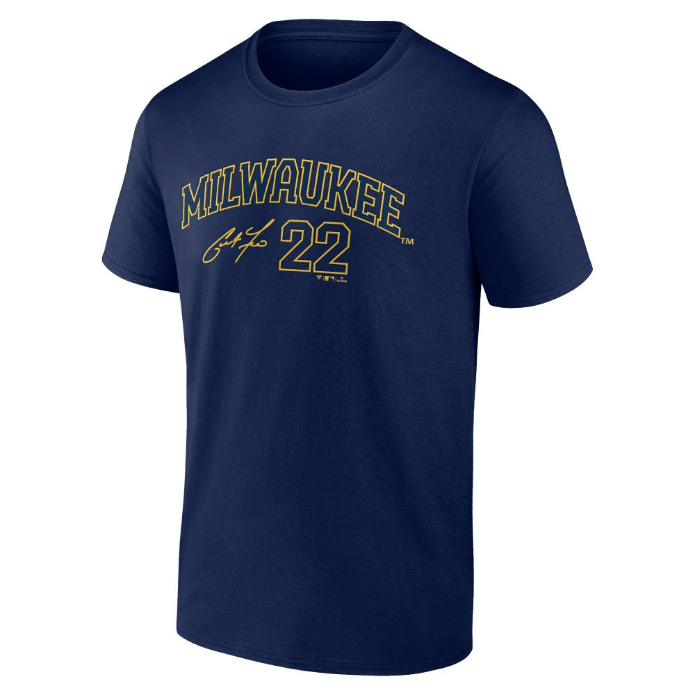 Christian Yelich Milwaukee Brewers Fanatics Player Name & Number T-Shirt - MLB T-shirts