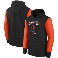 Baltimore Orioles Nike Youth Authentic Collection Performance Pullover Hoodie - MLB Hoodies