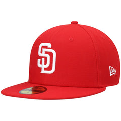 San Diego Padres New Era White Logo 59FIFTY Fitted Hat - MLB Hats