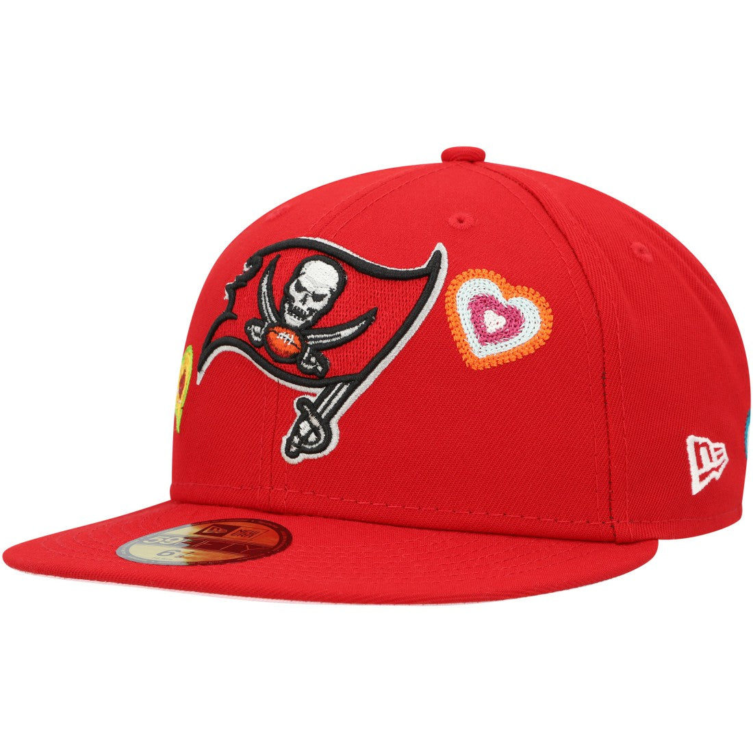 Tampa Bay Buccaneers Chain Stitch Heart 59FIFTY Fitted Hat | NFL US