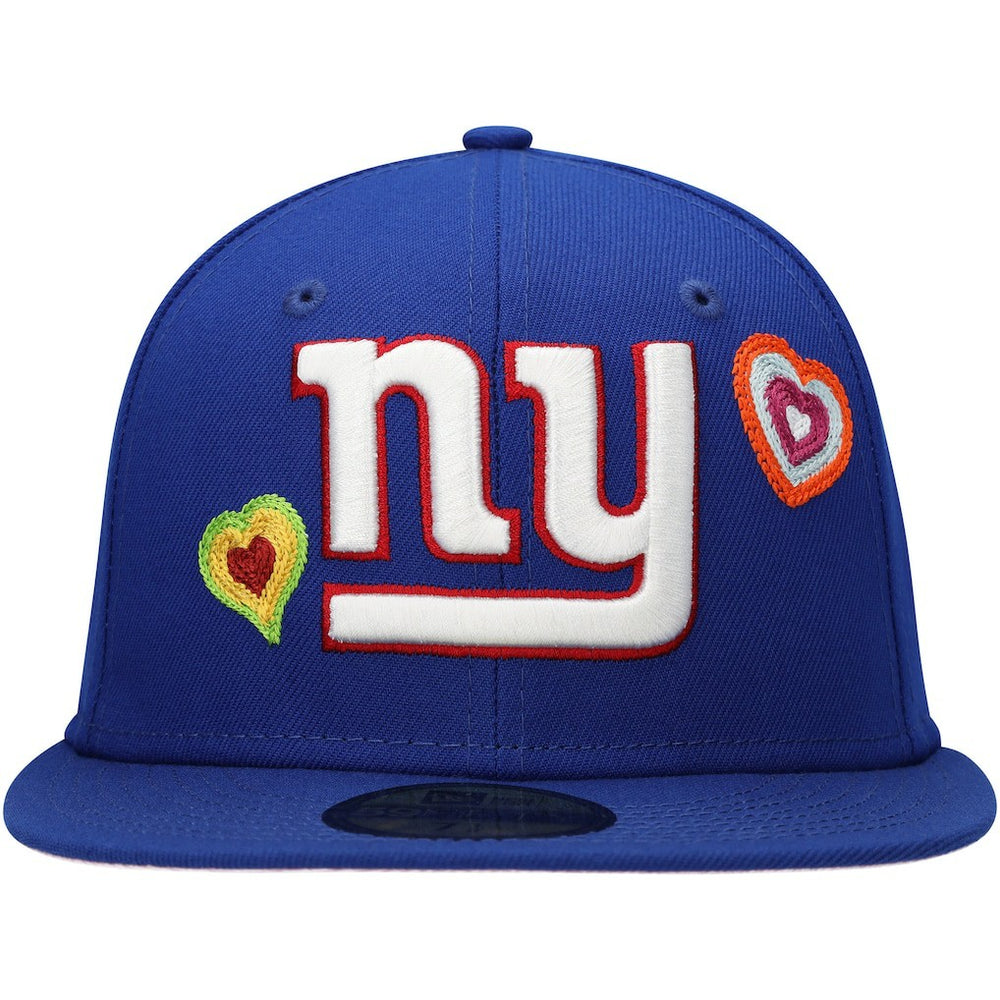 New York Giants Chain Stitch Heart 59FIFTY Fitted Hat | NFL New