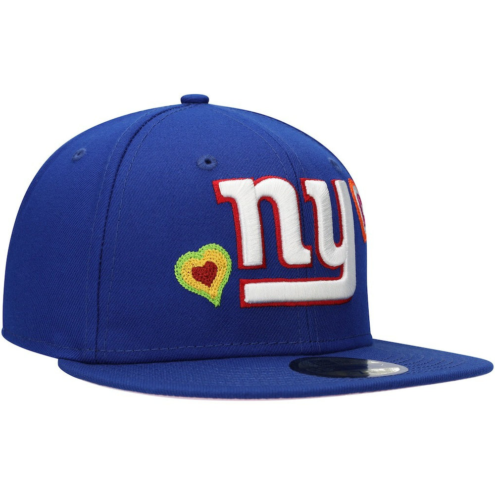 New York Giants Chain Stitch Heart 59FIFTY Fitted Hat | NFL New