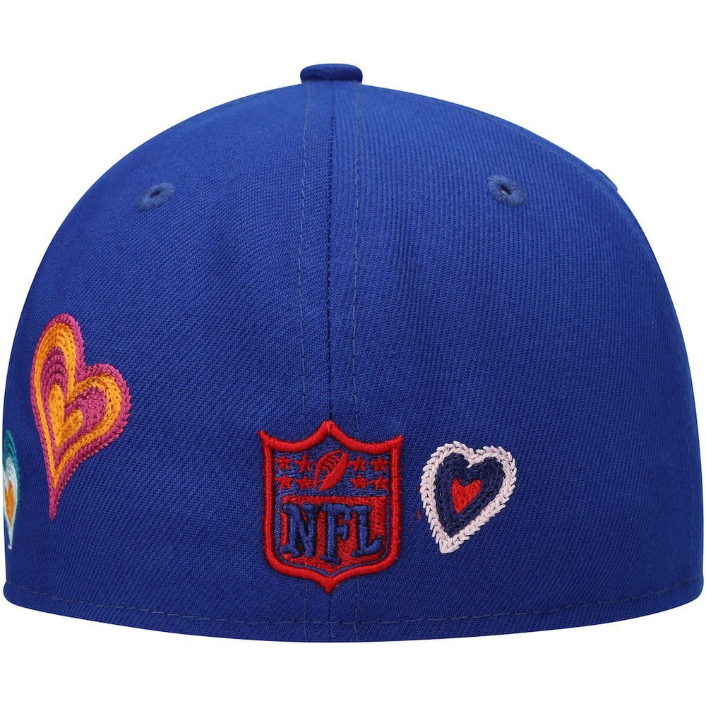New York Giants Chain Stitch Heart 59FIFTY Fitted Hat | NFL New