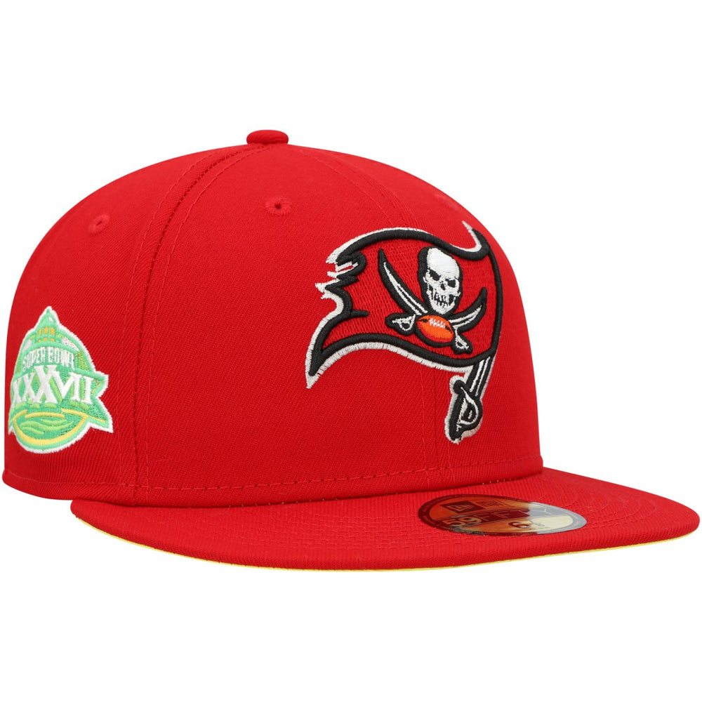 Tampa Bay Buccaneers Super Bowl XXXVII Citrus Pop 59FIFTY Fitted Hat | NFL Outlet