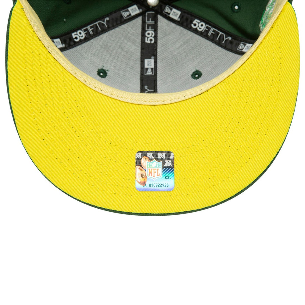 Green Bay Packers Super Bowl XXXI Citrus Pop 59FIFTY Fitted Hat | NFL Outlet