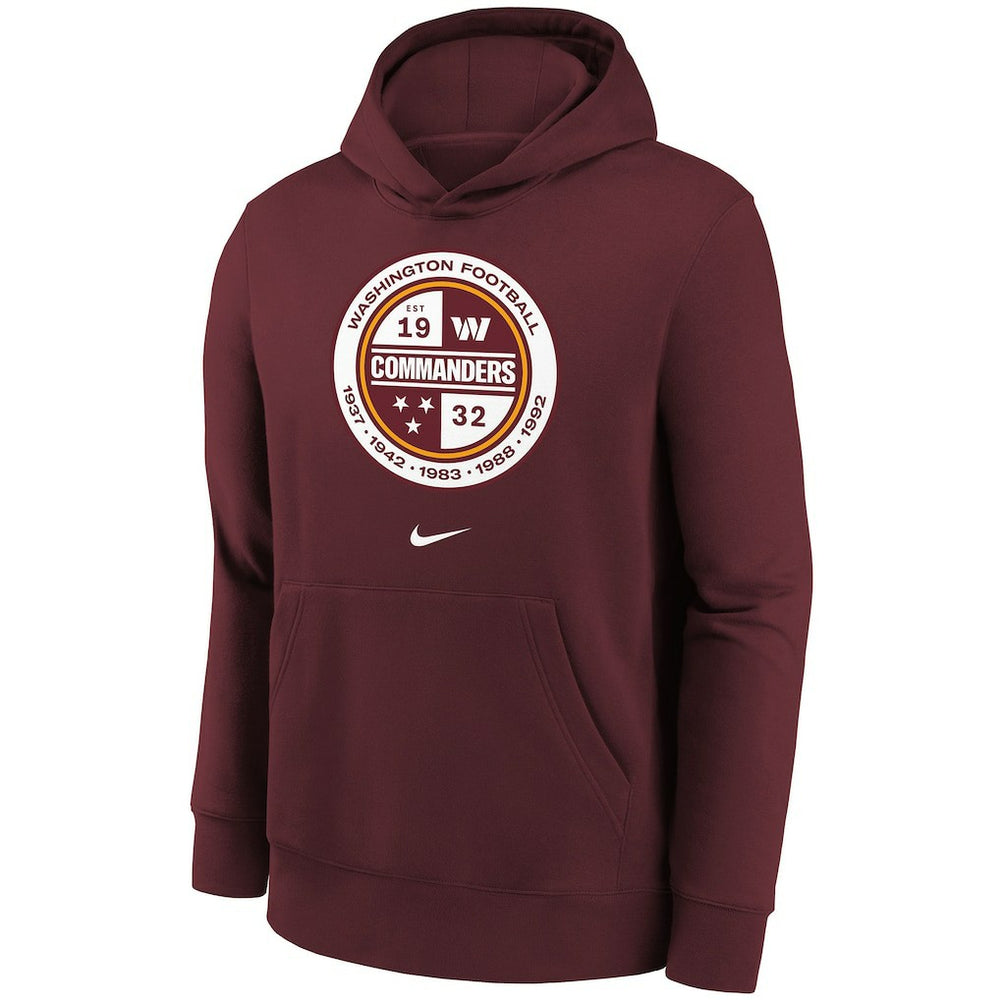 Washington Commanders Youth Alternate Logo Pullover Hoodie | NFL Online