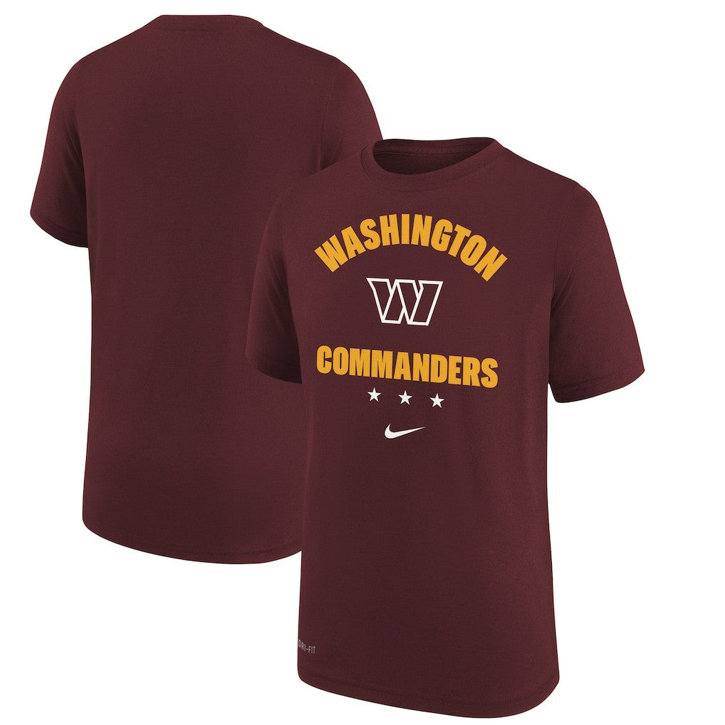 Washington Commanders Youth Team Athletic Performance T-Shirt | NFL Near me