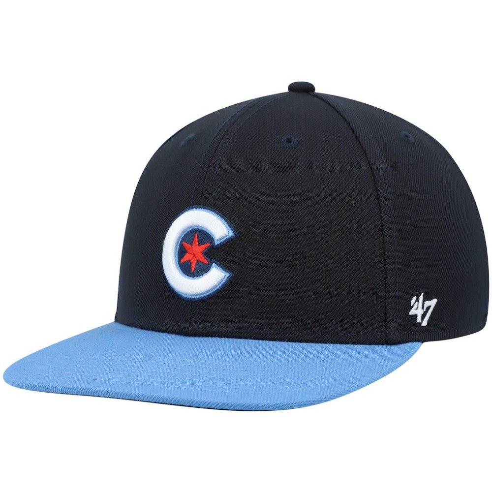 Chicago Cubs '47 2021 City Connect Captain Snapback Hat - MLB Hats