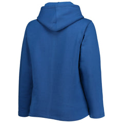 Kansas City Royals Soft as a Grape Women's Plus Size Side Split Pullover Hoodie - MLB Hoodies