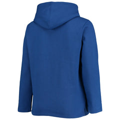 Los Angeles Dodgers Soft as a Grape Women's Plus Size Side Split Pullover Hoodie - MLB Hoodies
