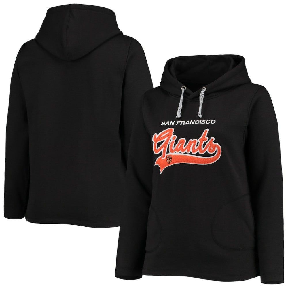 San Francisco Giants Soft as a Grape Women's Plus Size Side Split Pullover Hoodie - MLB Hoodies