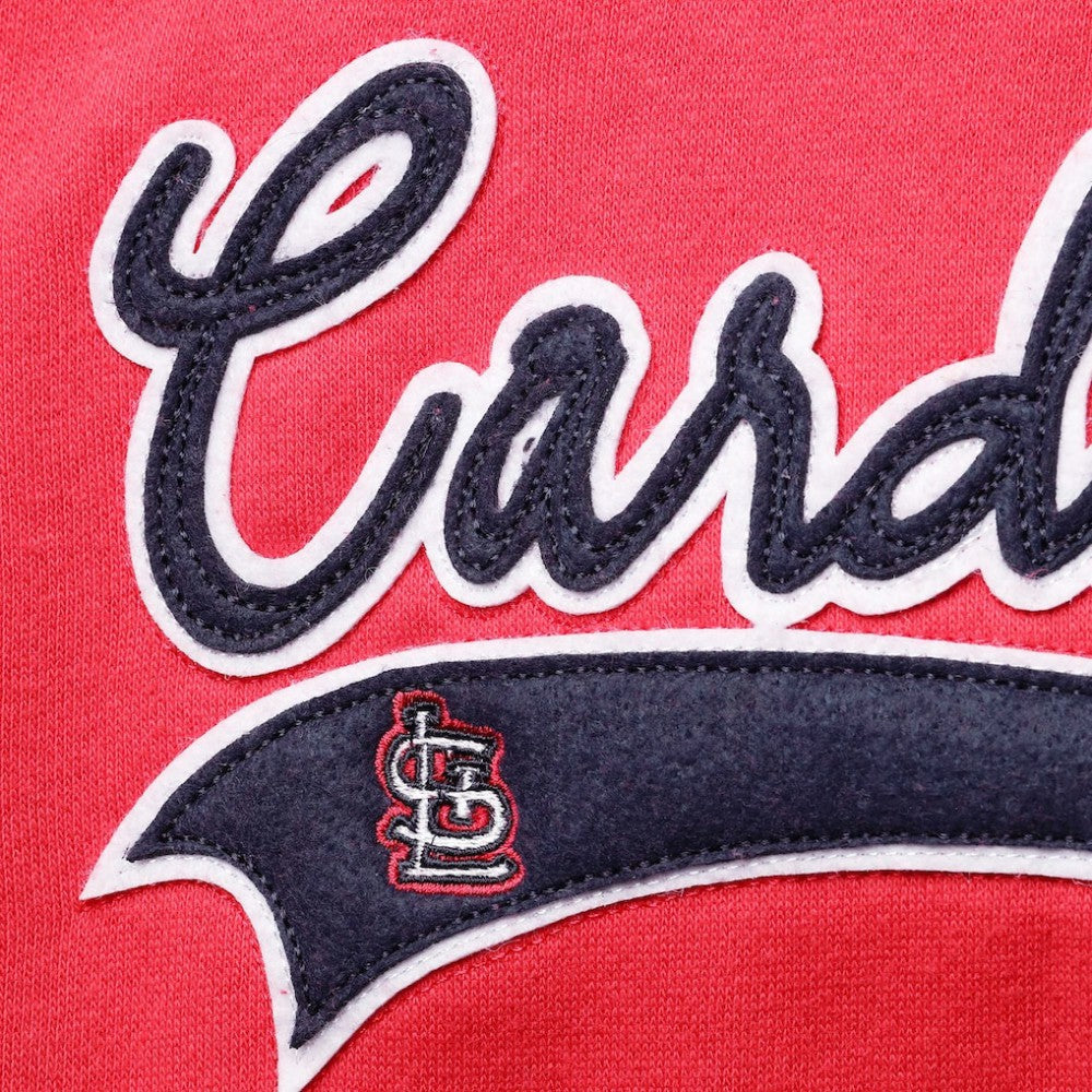 St. Louis Cardinals Soft as a Grape Women's Plus Size Side Split Pullover Hoodie - MLB Hoodies