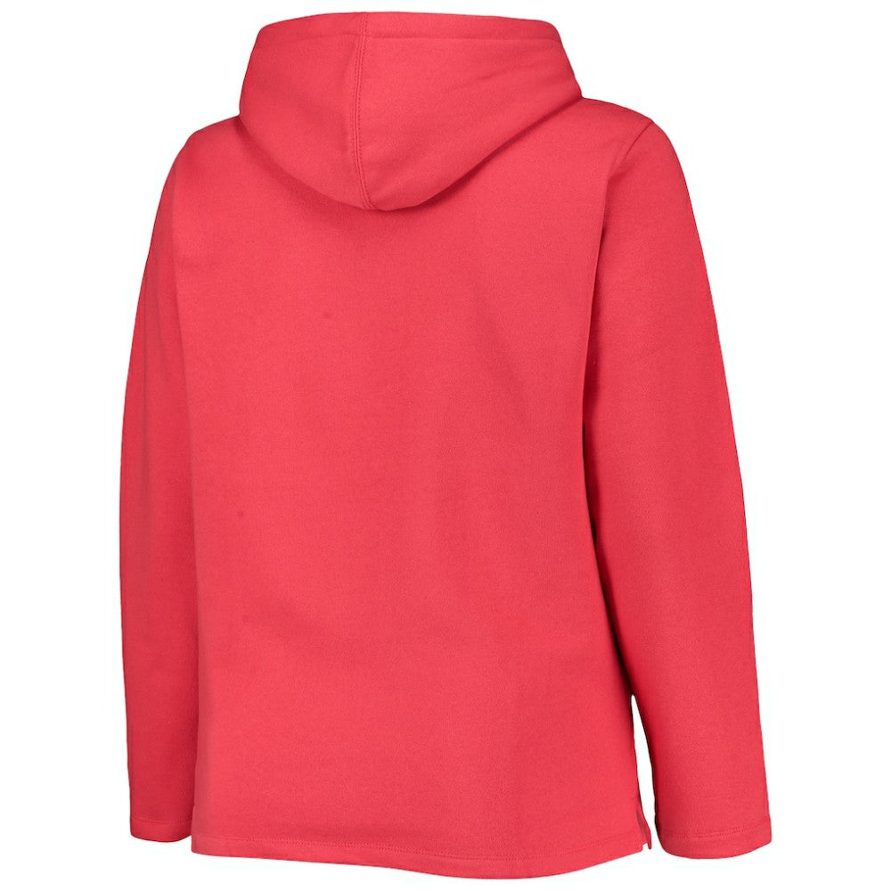 St. Louis Cardinals Soft as a Grape Women's Plus Size Side Split Pullover Hoodie - MLB Hoodies