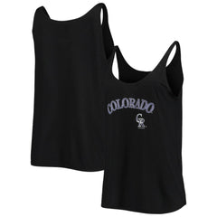 Colorado Rockies Soft as a Grape Women's Slouchy Tank Top - MLB Tanks