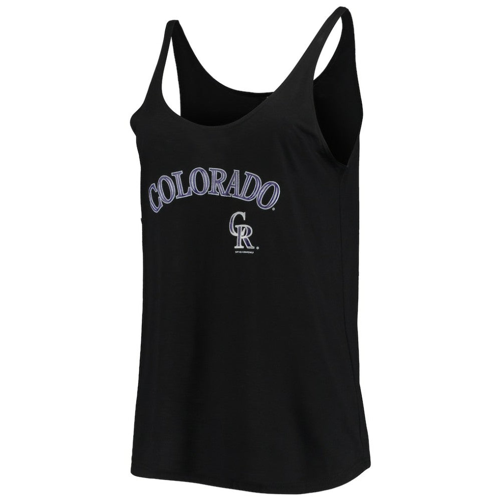 Colorado Rockies Soft as a Grape Women's Slouchy Tank Top - MLB Tanks