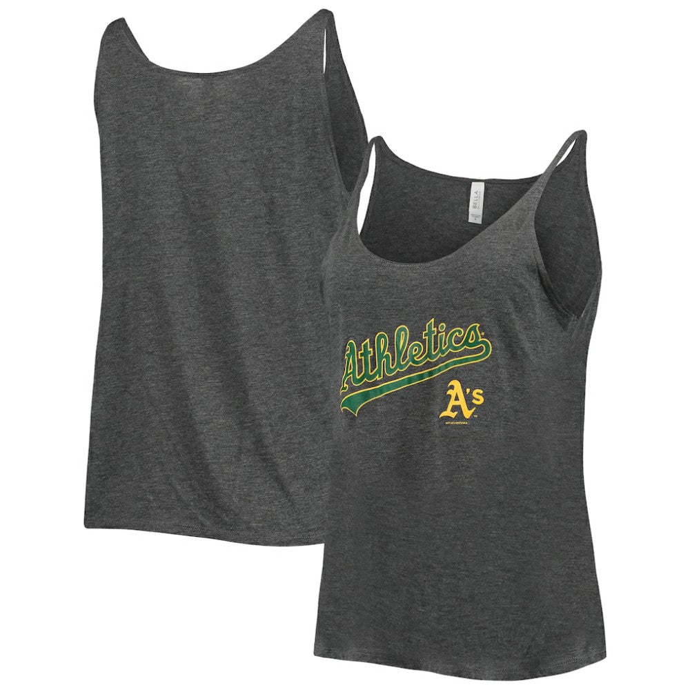 Athletics Soft as a Grape Women's Slouchy Tank Top - MLB Tanks