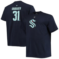 Philipp Grubauer Seattle Kraken Fanatics Big & Tall Name & Number T-Shirt -  NHL T-shirts