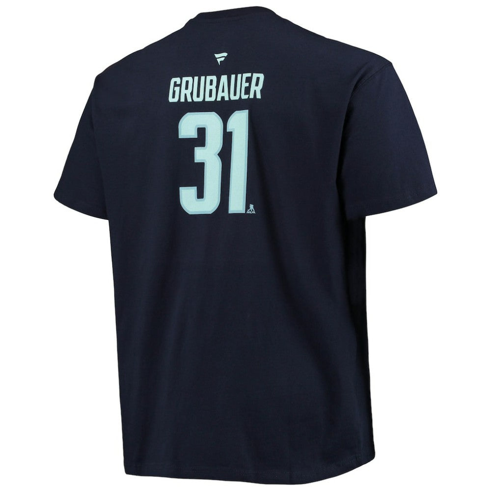 Philipp Grubauer Seattle Kraken Fanatics Big & Tall Name & Number T-Shirt -  NHL T-shirts