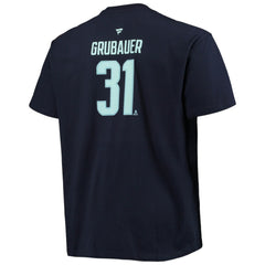Philipp Grubauer Seattle Kraken Fanatics Big & Tall Name & Number T-Shirt -  NHL T-shirts