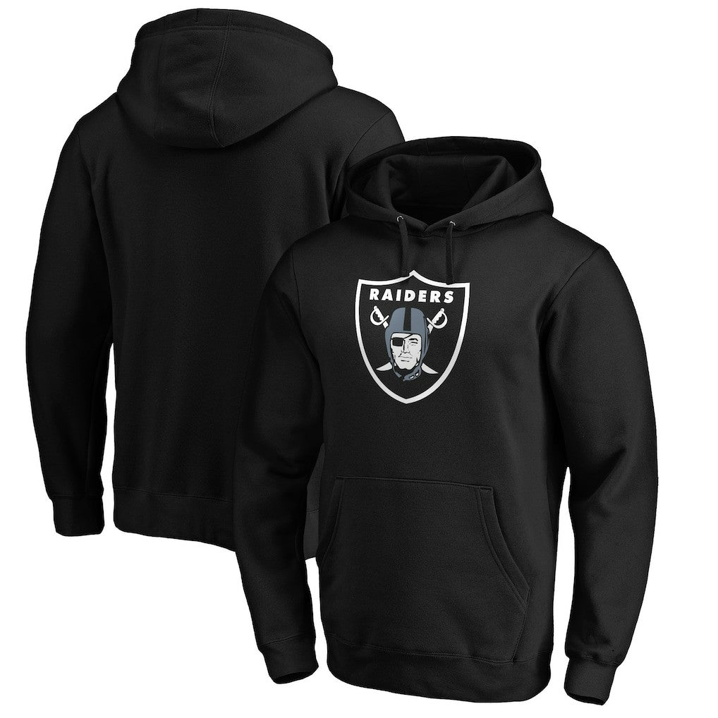 Las Vegas Raiders Primary Logo Fitted Pullover Hoodie | NFL Hot