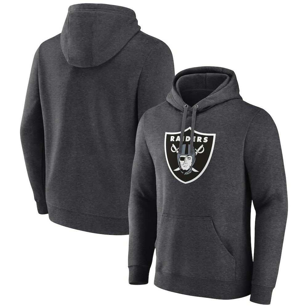 Las Vegas Raiders Primary Logo Fitted Pullover Hoodie | NFL Discount