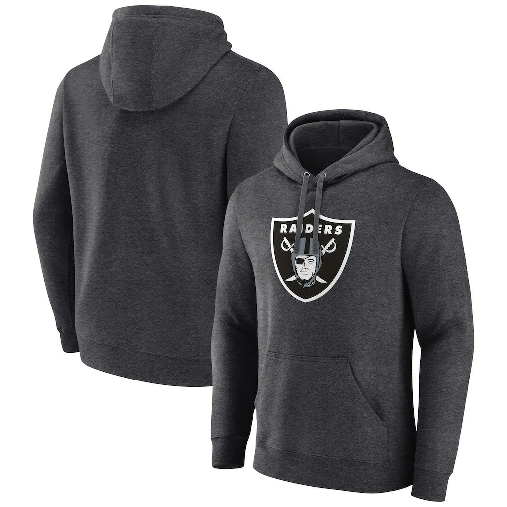 Las Vegas Raiders Primary Logo Fitted Pullover Hoodie | NFL Discount