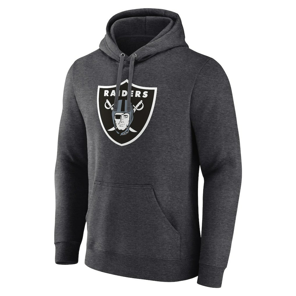 Las Vegas Raiders Primary Logo Fitted Pullover Hoodie | NFL Discount