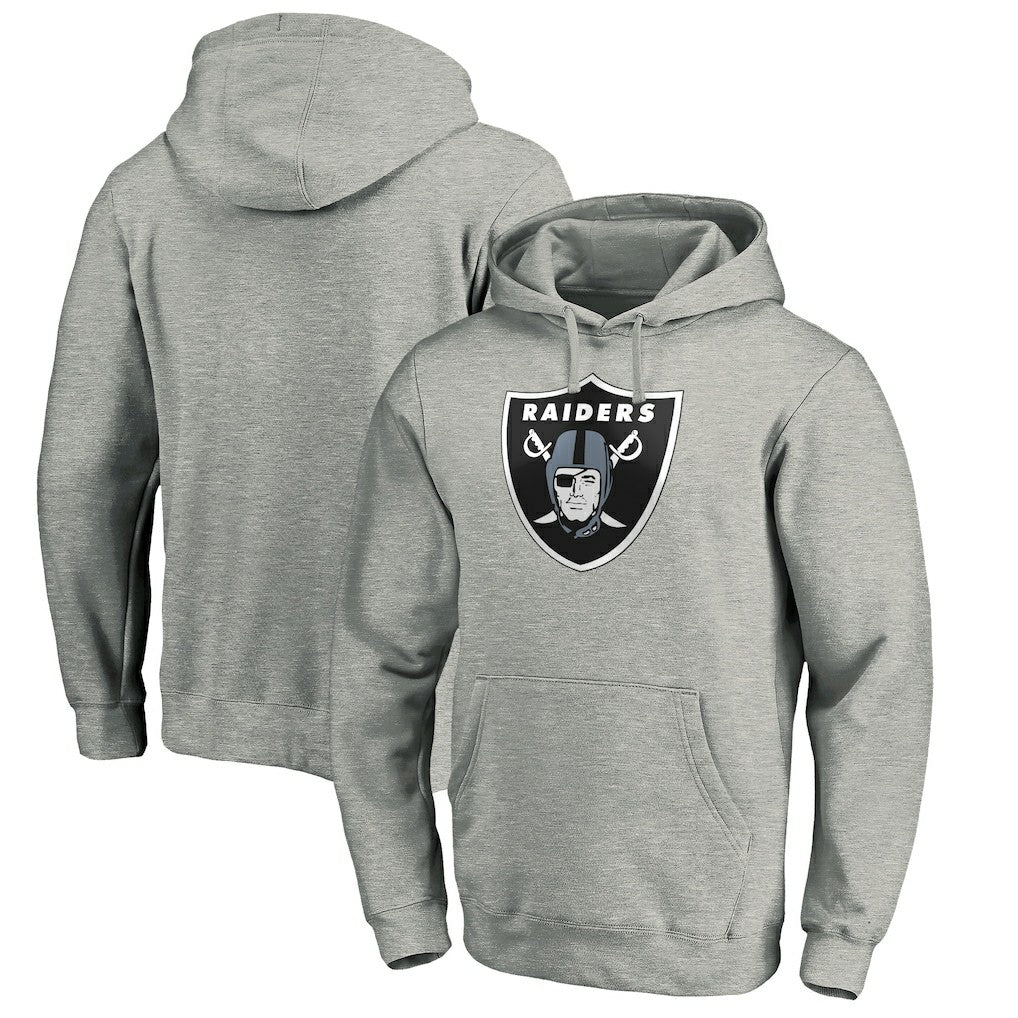 Las Vegas Raiders Primary Logo Fitted Pullover Hoodie | NFL Hot