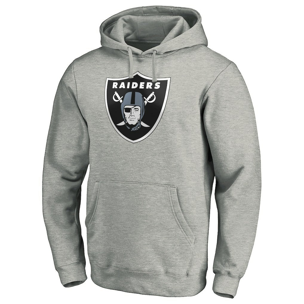 Las Vegas Raiders Primary Logo Fitted Pullover Hoodie | NFL Hot