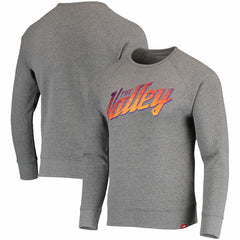 Gray Phoenix Suns Sportiqe Harmon Raglan Tri-Blend Pullover Sweatshirt | NBA