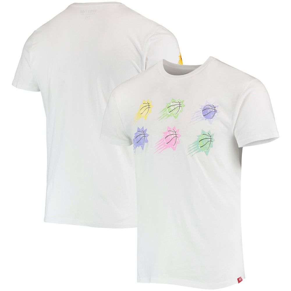 White Phoenix Suns Sportiqe Street Capsule Bingham T-Shirt | NBA
