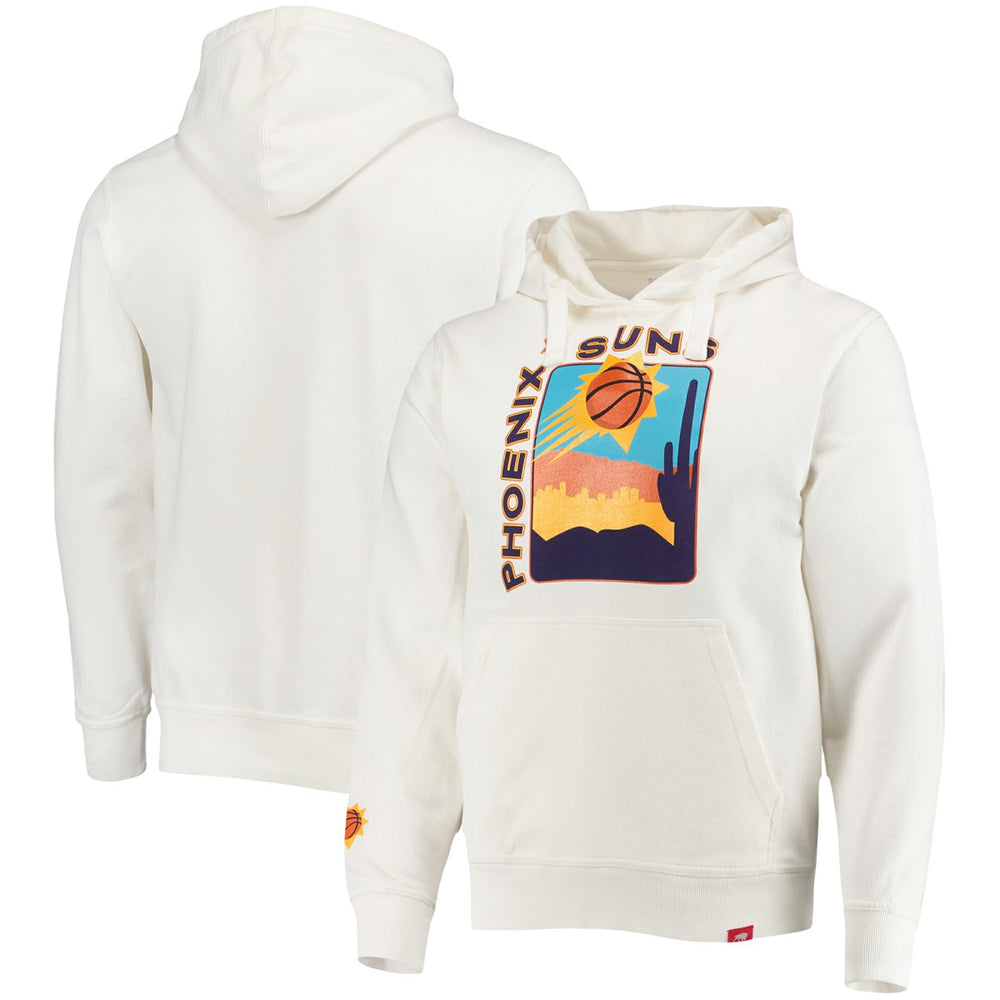 White Phoenix Suns Sportiqe Street Capsule Blake Pullover Hoodie | NBA