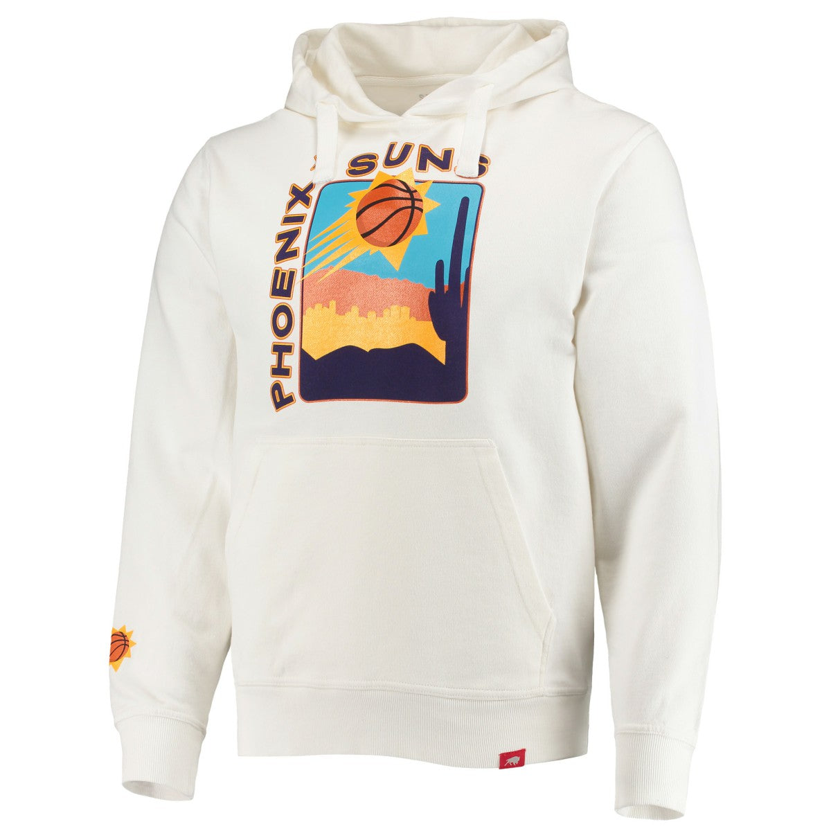White Phoenix Suns Sportiqe Street Capsule Blake Pullover Hoodie | NBA