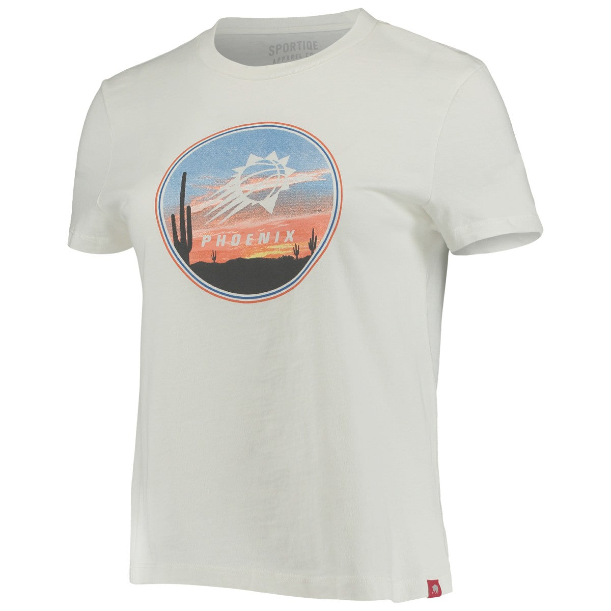 White Phoenix Suns Sportiqe Women's Arcadia T-Shirt | NBA