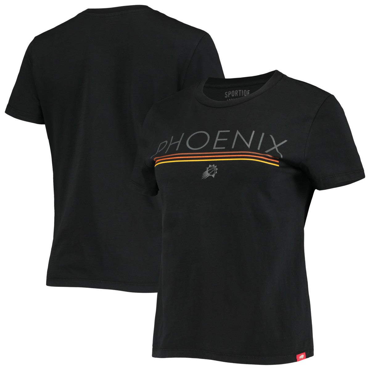 Black Phoenix Suns Sportiqe Women's Arcadia T-Shirt | NBA