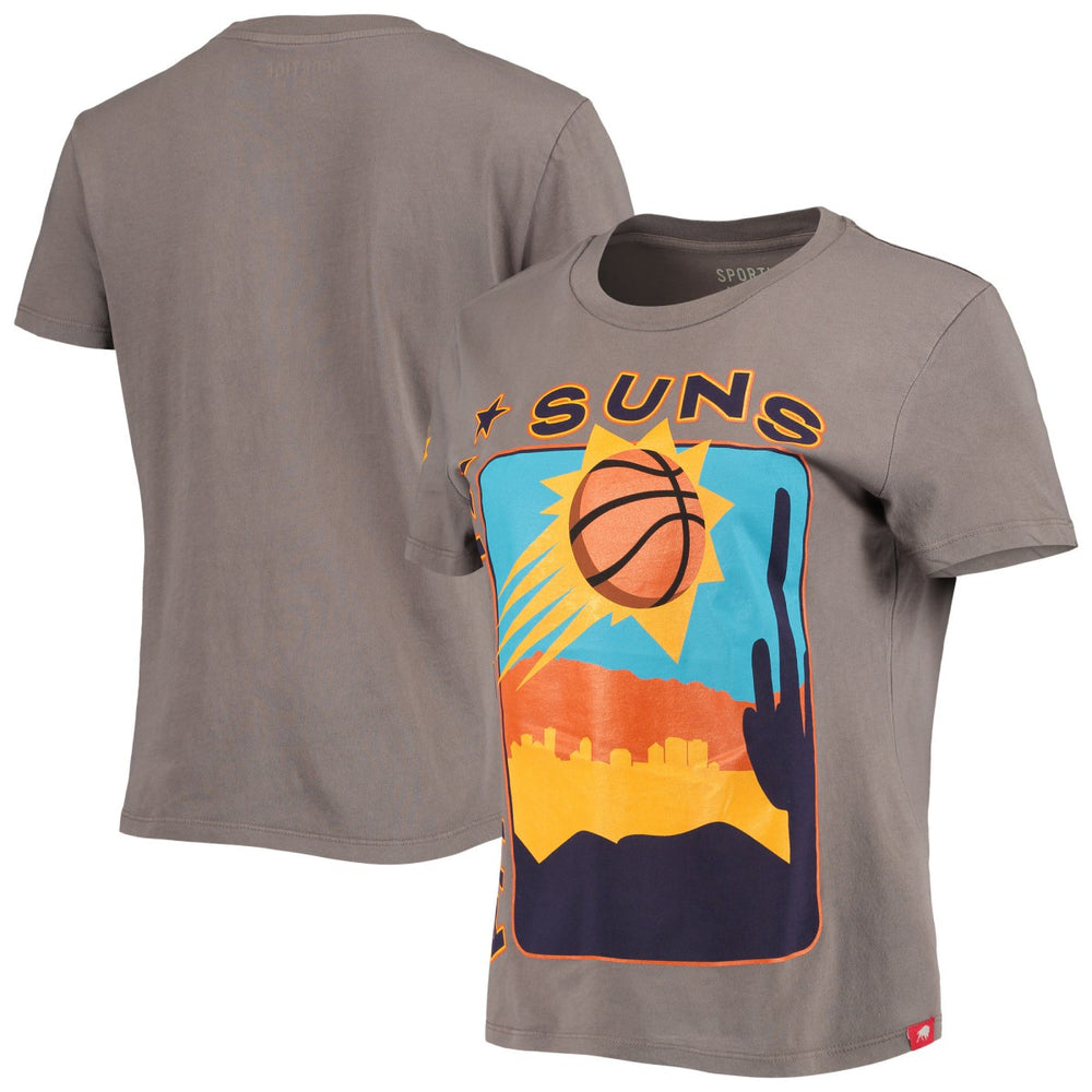 Charcoal Phoenix Suns Sportiqe Women's Street Capsule Arcadia T-Shirt | NBA