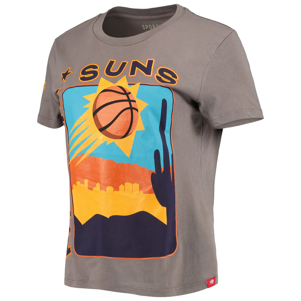 Charcoal Phoenix Suns Sportiqe Women's Street Capsule Arcadia T-Shirt | NBA