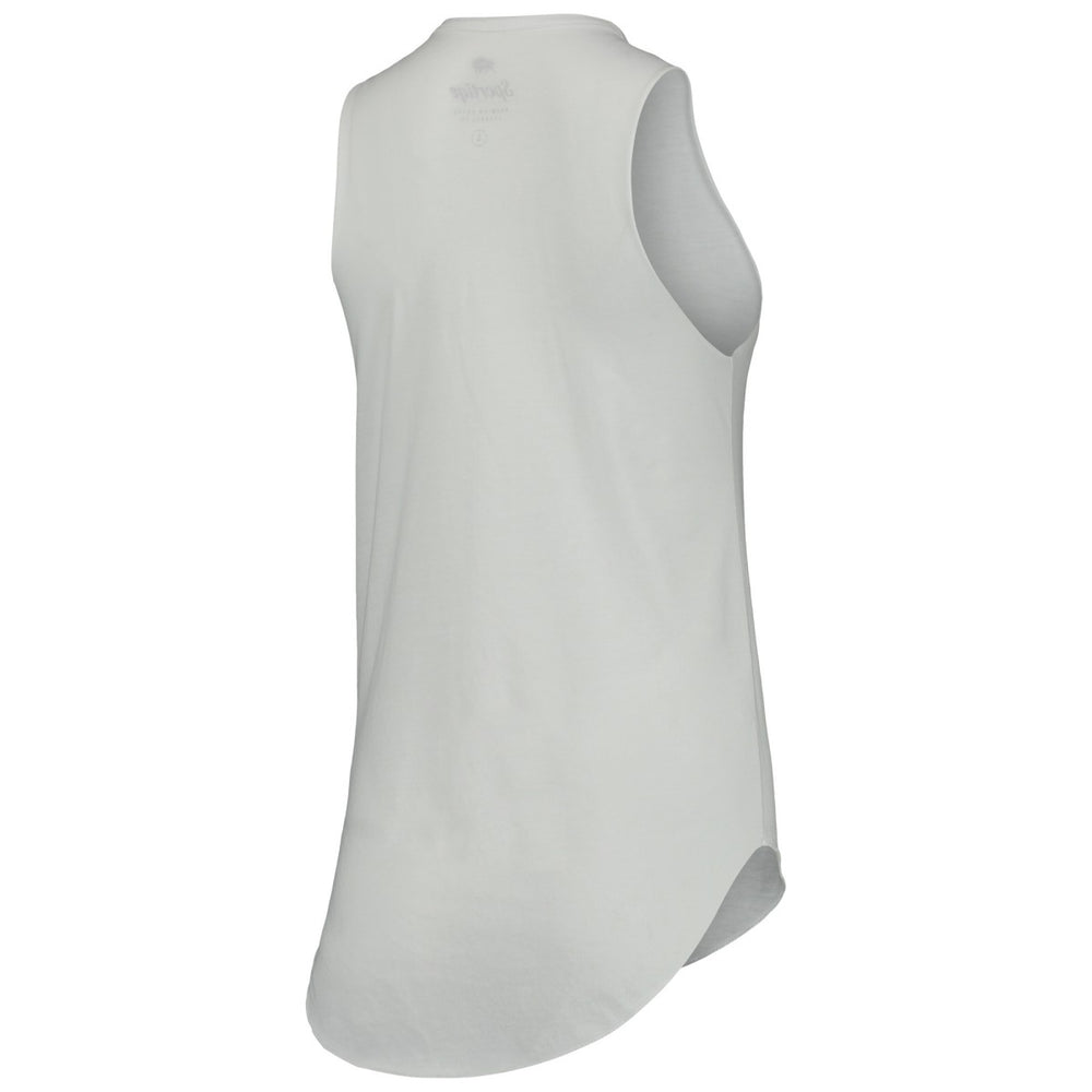 White Phoenix Suns Sportiqe Women's Janie Tri-Blend Tank Top | NBA