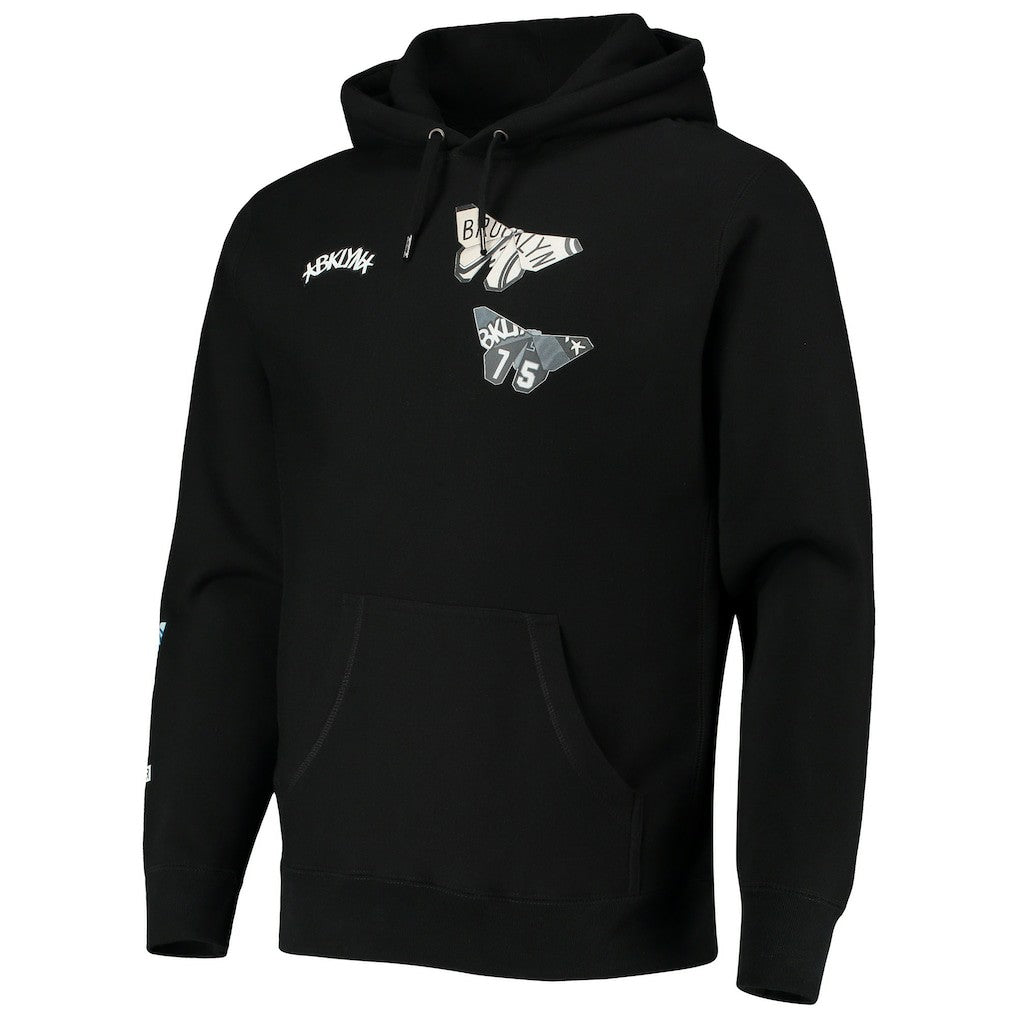 Black Brooklyn Nets NBA x Sue Tsai Pullover Hoodie | NBA