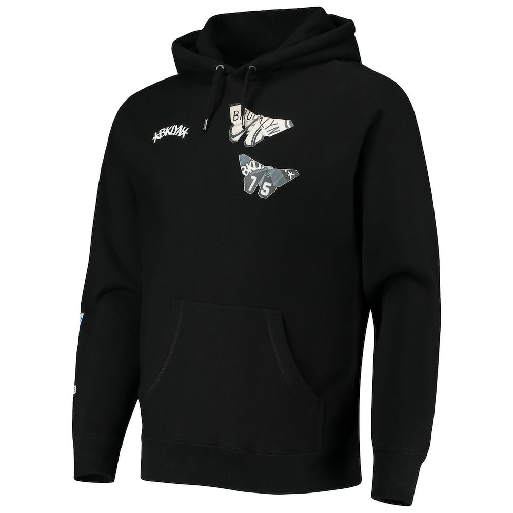 Black Brooklyn Nets NBA x Sue Tsai Pullover Hoodie | NBA