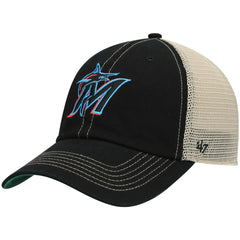 Miami Marlins '47 Trawler Clean Up Trucker Snapback Hat - MLB Hats