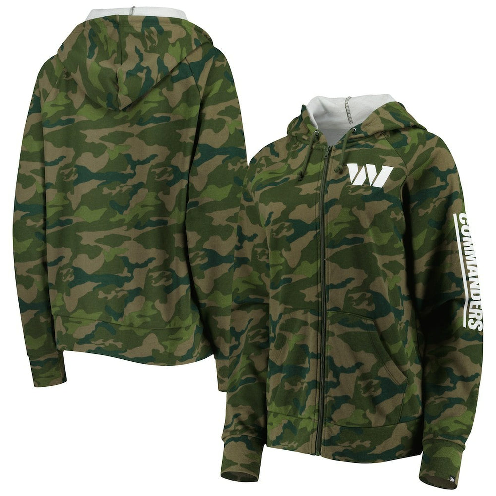 Washington Commanders Women's Raglan Full-Zip Hoodie | NFL Near me