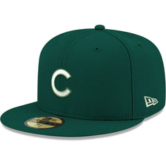 Chicago Cubs New Era White Logo 59FIFTY Fitted Hat - MLB Hats